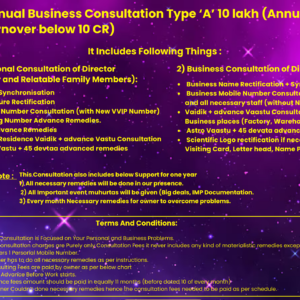 Annual business Consultation type "A"